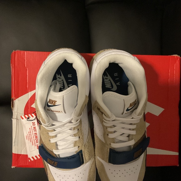 Nike Air Trainer 1 Bo Jackson Size 9.5 Limestone and Valerian Blue - Picture 5 of 8